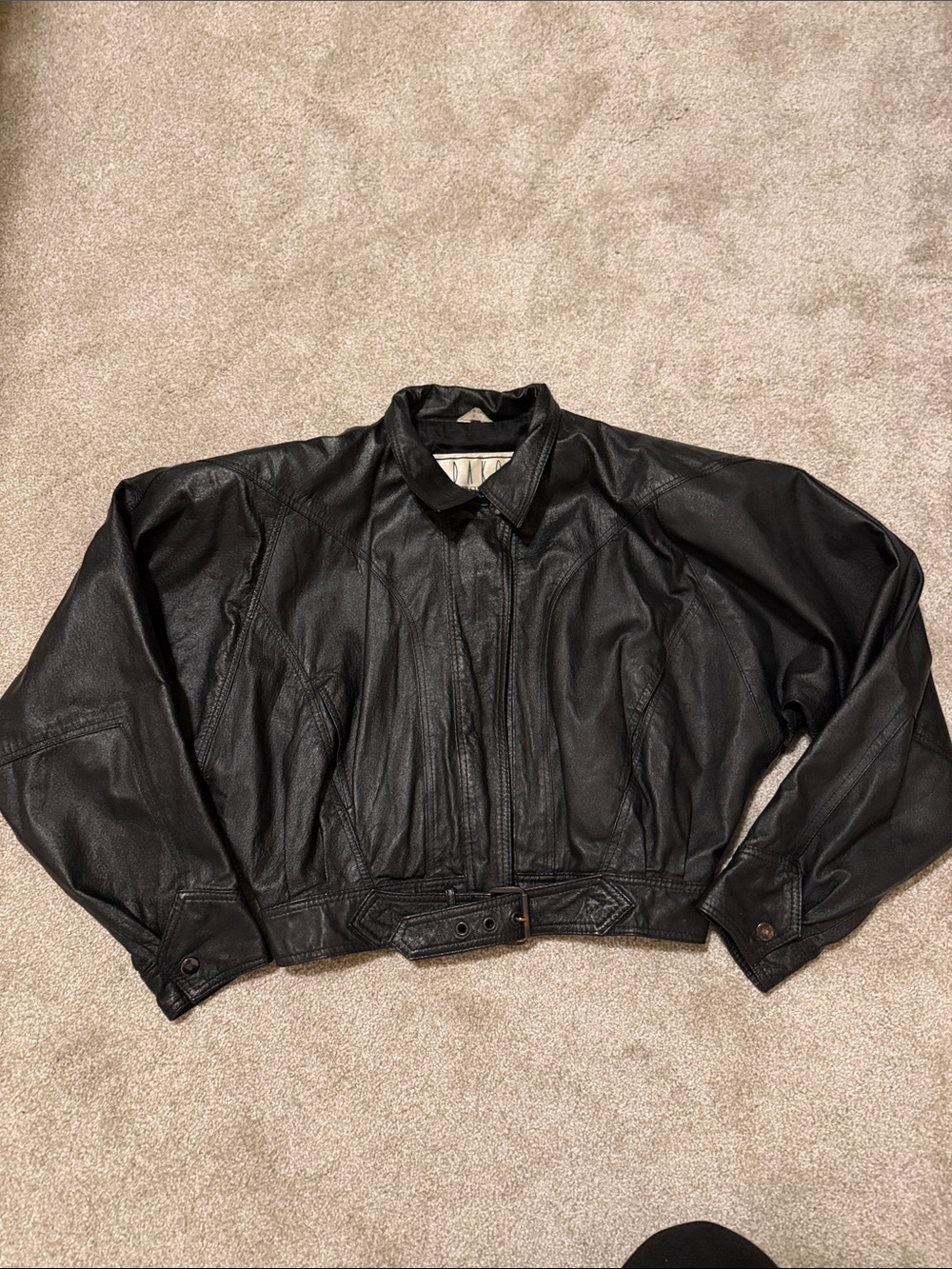 80’s leather jacket